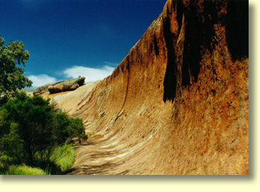 Pildappa Rock's Flare Structure is a commonly seen feature of inselbergs. Only rarely are such structures found as large as those at Pildappa Rock.